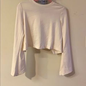 Off white crop top